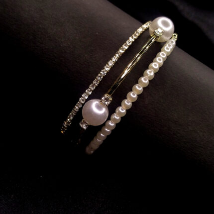 Gold Pearl Korean Bracelet