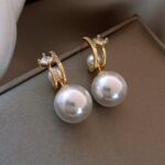 Golden Pearl 2-Way Wear Earrings - Image 2