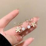 Bow Shape With Flower Design Korean - Image 2